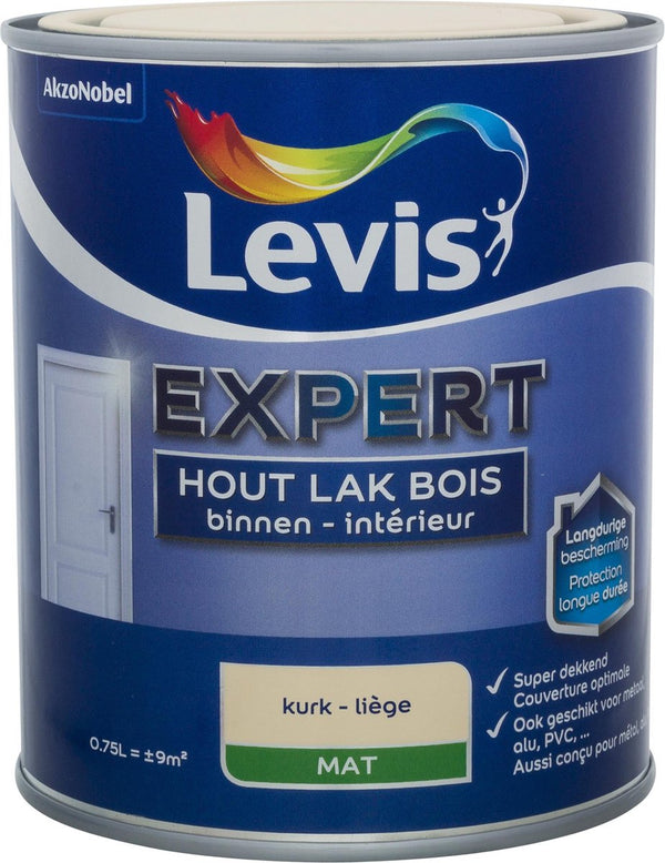 Levis Expert Lak Binnen - Mat - Kurk - 0.75L