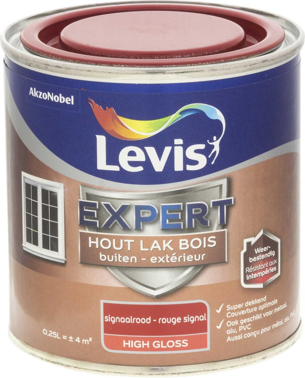 Levis Duol Hout Primer en lak - Notenbruik - Satin - 2.5L