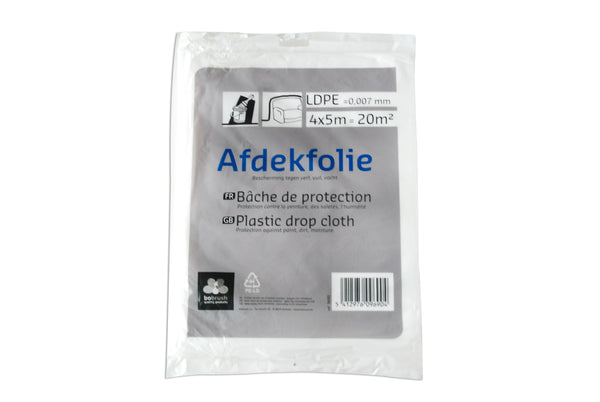 Afdekfolie 4x5m 7µm