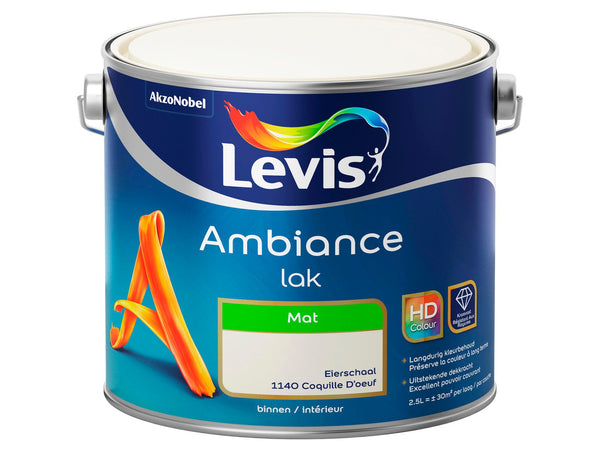 Levis Ambiance - Lak - Mat - Eierschaal - 2,5L