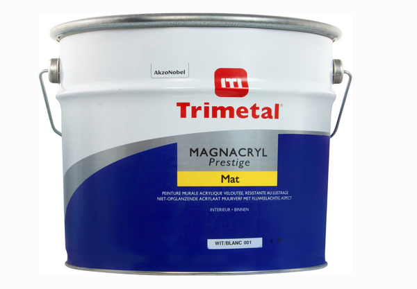 Trimetal Magnacryl Prestige Mat 10L Wit