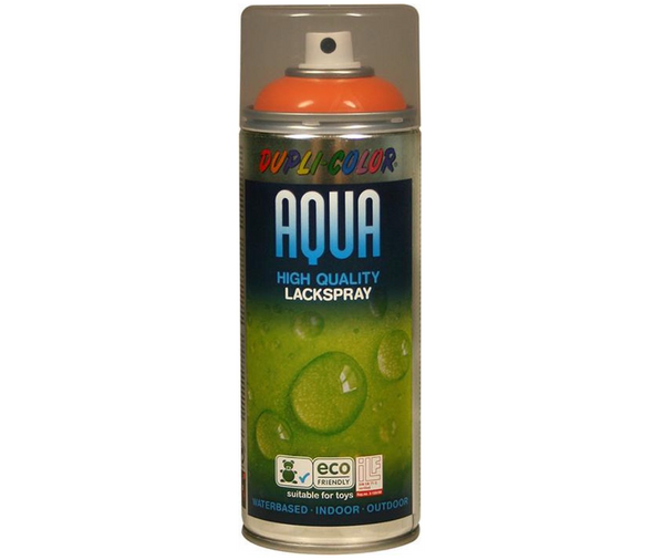 Aqua Millieuvriendelijke Lak Spray - Speelgoed - Kind - Waterbestendig - Pastel Oranje - RAL 2003