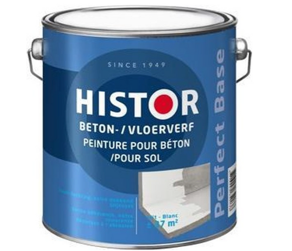 Histor Perfect Base Beton- en Vloerverf 2,5 liter - Wit