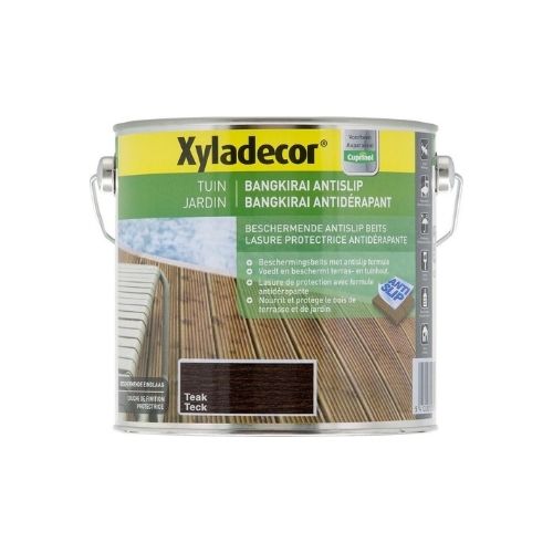 Xyladecor Bangkirai Antislip - Houtbeits - Teak - Satin - 2,5L