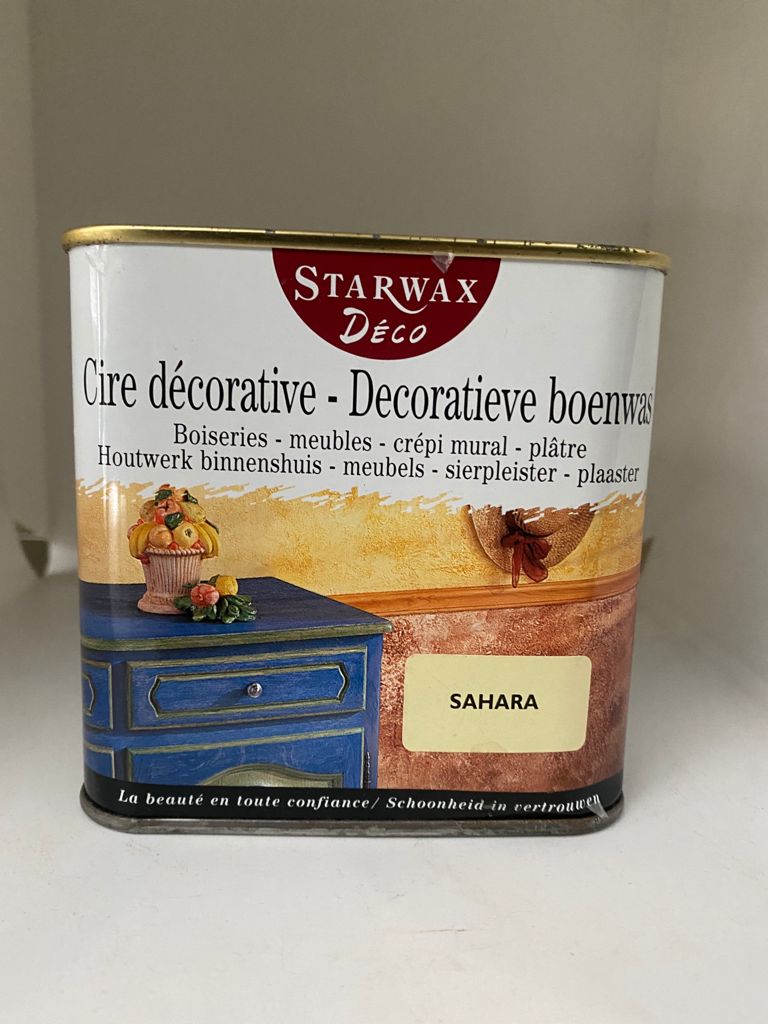 Starwax Decoratieve boenwas - houtwerk binnenshuis - Sahara 500ml