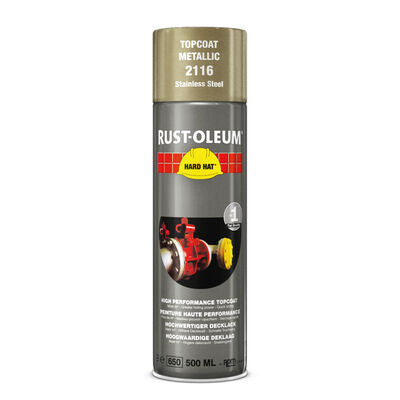 Rust-Oleum HARD HAT® DEKLAAG RVS STAINLESS STEEL 0.5l