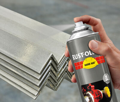 Rust-Oleum HARD HAT® DEKLAAG RVS STAINLESS STEEL 0.5l