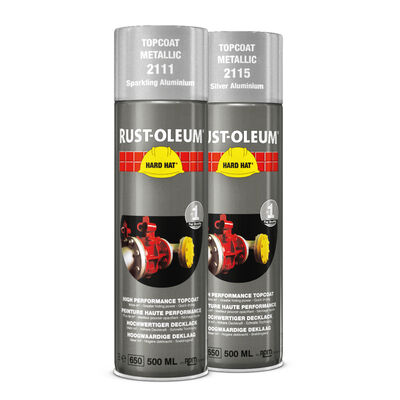 Rust-Oleum HARD HAT® DEKLAGEN METALLIC SPARKLING ALUMINIUM 0.5l