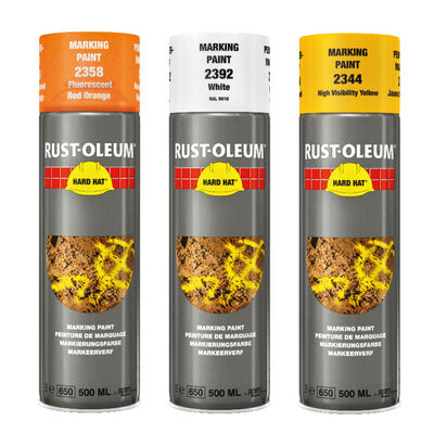 Rust-Oleum HARD HAT® MARKEERVERF SPUITBUS 0.5l