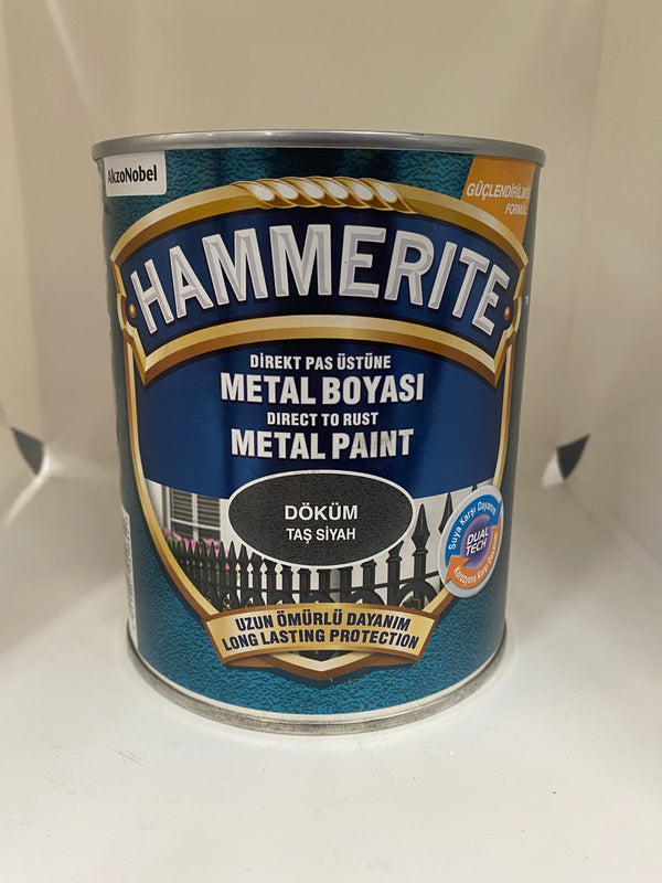 Hammerite Metaallak ‘Lei Zwart Structuur’ 750ml DualTech