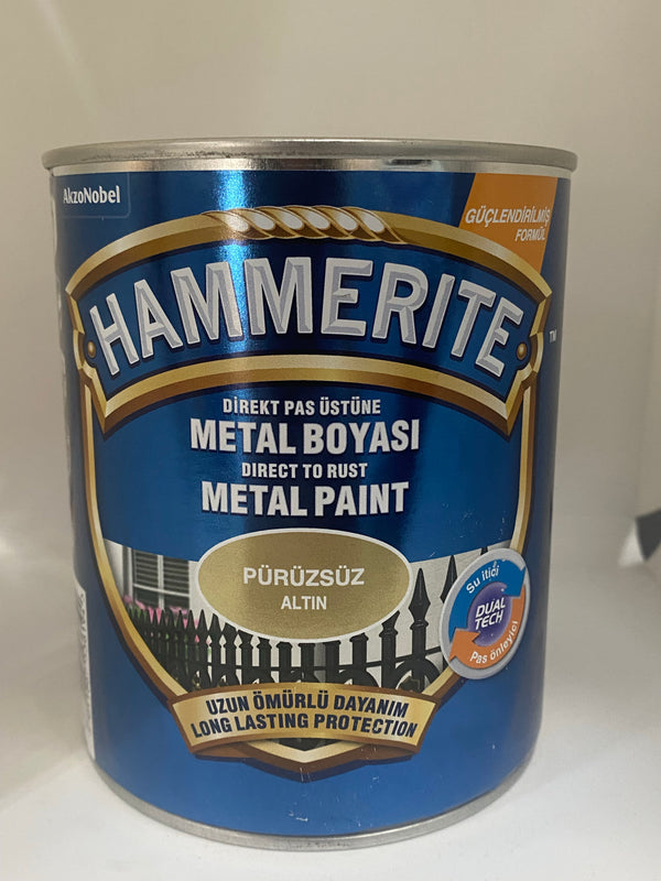 Hammerite Metaallak ‘Goud Hoogglans’ 750ml DualTech