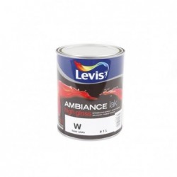 LEVIS LAQUE AMBIANCE HIGH GLOSS MIX DE 1L W WHITE