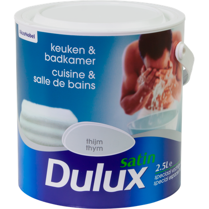 Dulux muurverf Keuken & Badkamer thijm satin 2,5L