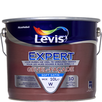 Peinture Peinture Levis Expert Façade mix base W soft satin 10L