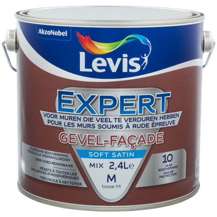 Levis gevelverf Expert mix base M soft zijdeglans 2,5L