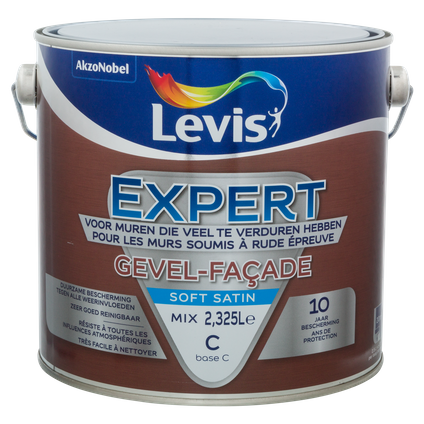 Levis gevelverf Expert mix base C soft zijdeglans 2,5L