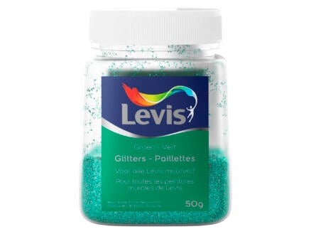 Levis paillettes additif de peinture murale 50g vert